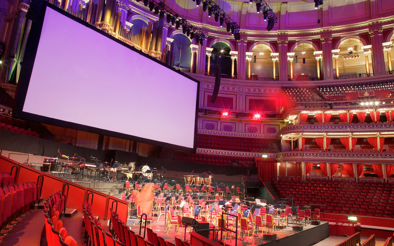 View from your seat Big screen events Royal Albert Hall — Royal